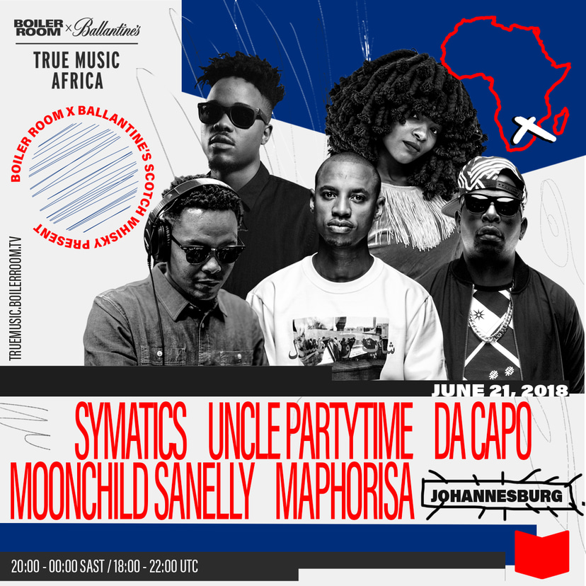 Flyer for event True Music: Johannesburg.