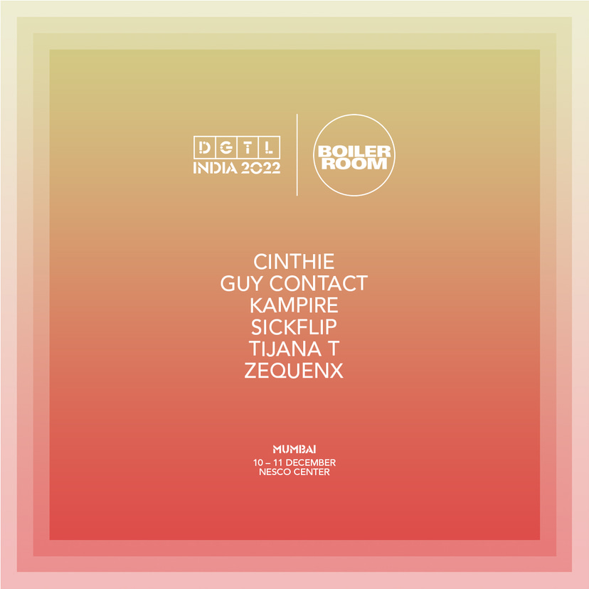 Flyer for event DGTL | Mumbai.