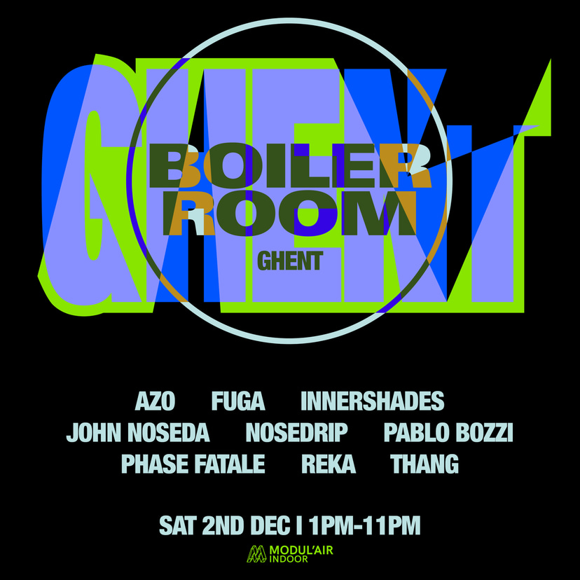 Flyer for event Ghent | Saturday.