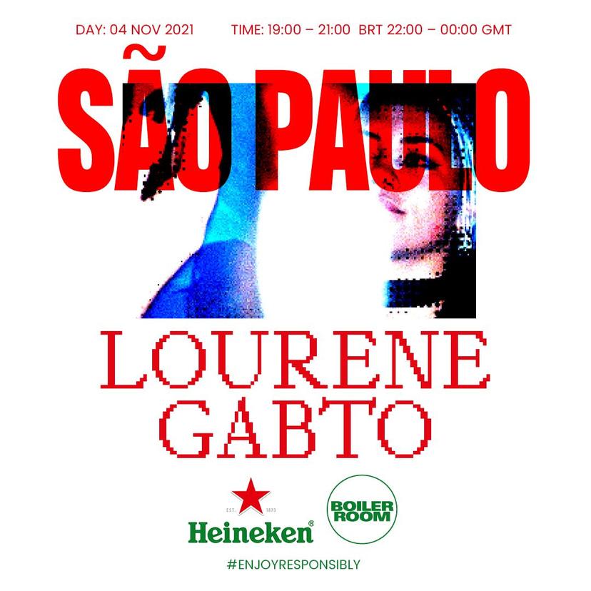 Flyer for event Boiler Room & Heineken: São Paulo.
