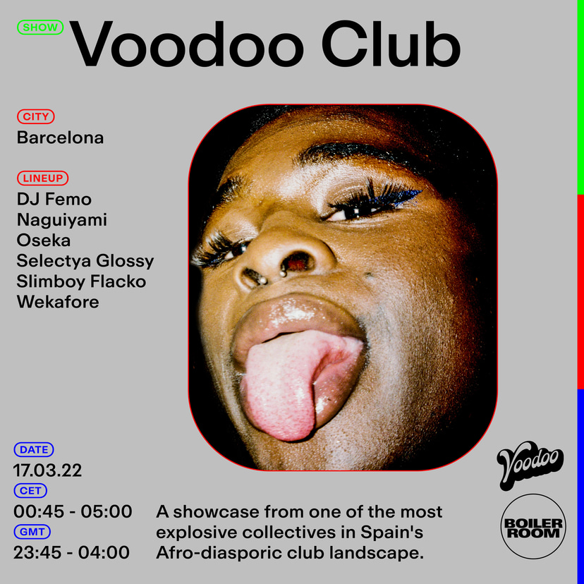 Flyer for event Barcelona: Voodoo Club.