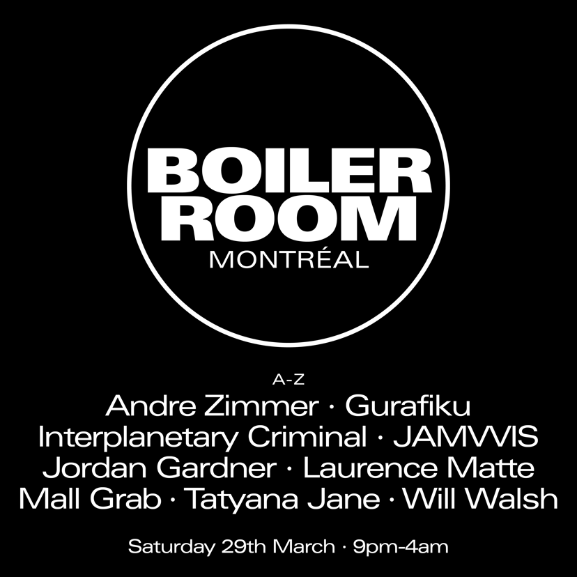 Flyer for event Montréal | Saturday.