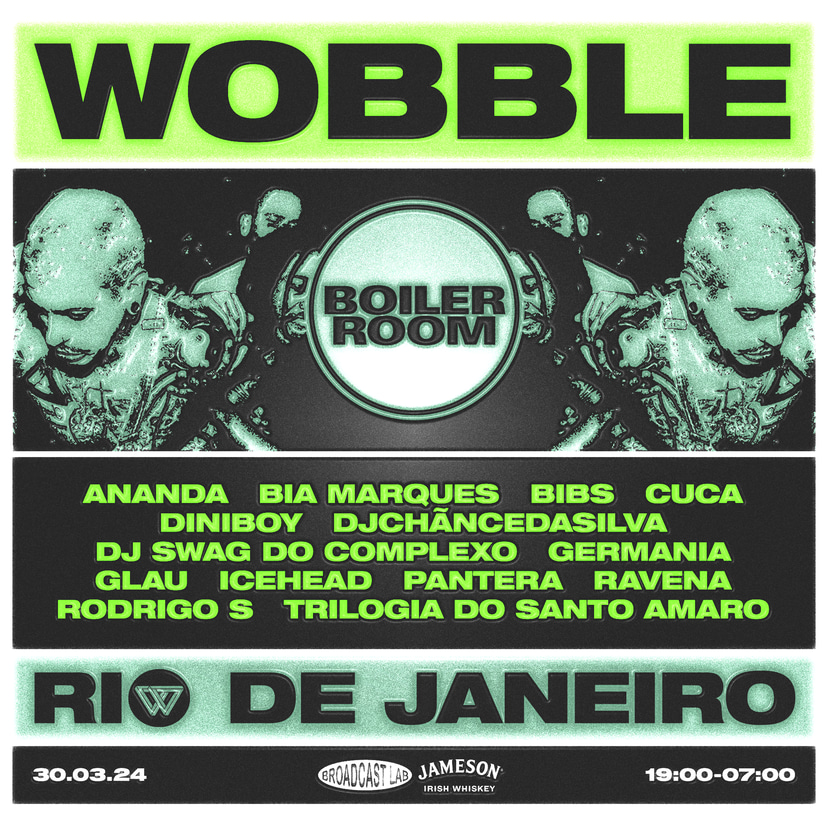 Flyer for event Festa Wobble.