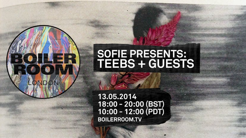 Flyer for event Sofie presents: Teebs.