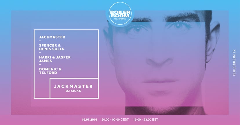 Flyer for event Jackmaster: DJ Kicks.