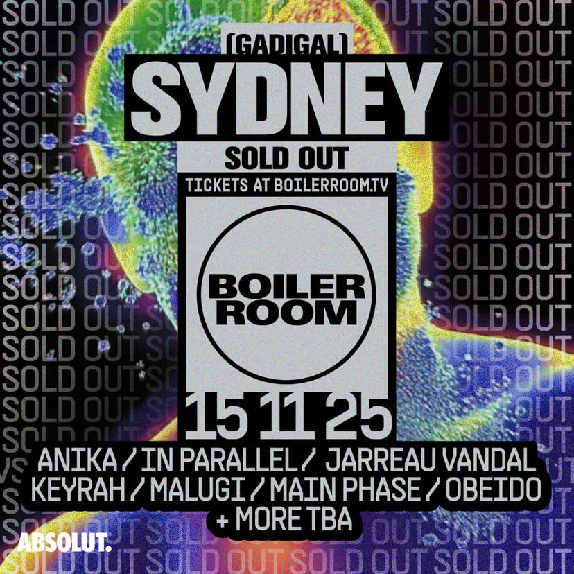 Flyer for event Sydney.