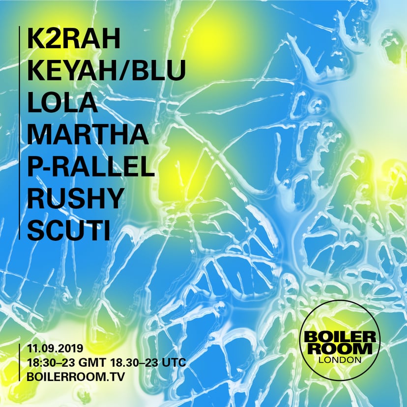 Flyer for event Boiler Room London.