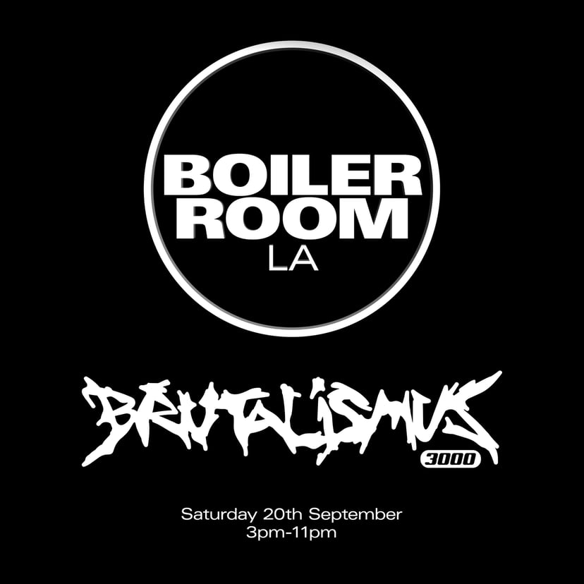 Flyer for event LA | Saturday.
