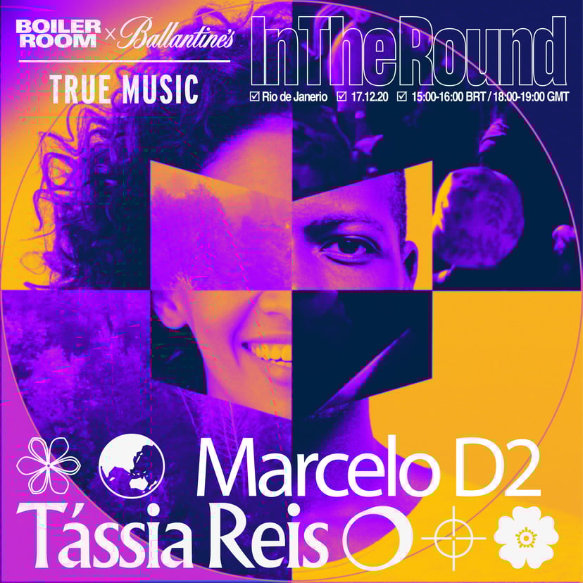 Flyer for event Boiler Room x Ballantine's True Music | In The Round: Rio de Janeiro.