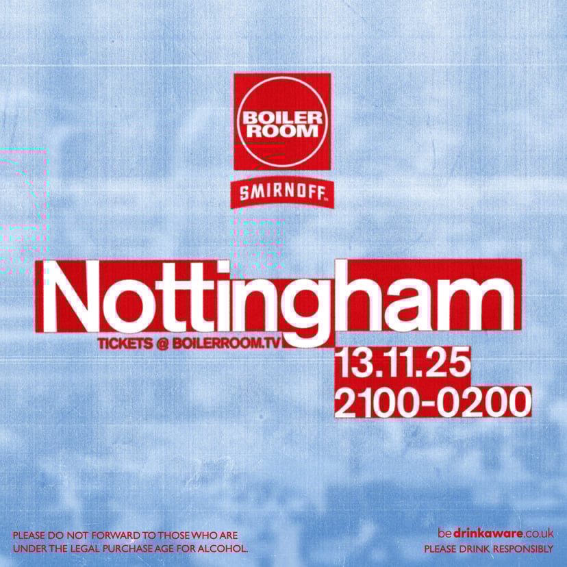 Flyer for event Nottingham.